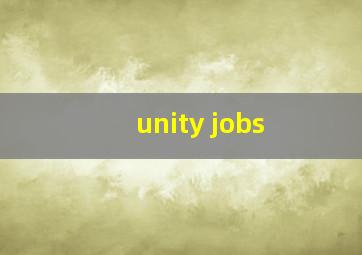 unity jobs